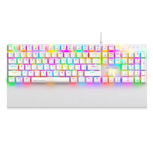 Image of Ant Esports MK4100 RGB Mechanical Keyboard (Mercury)