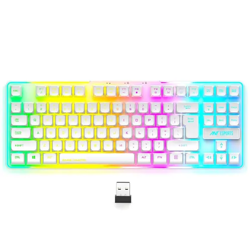 Image of Ant Esports MK720 Pro V2 Wireless TKL RGB Gaming Membrane Keyboard