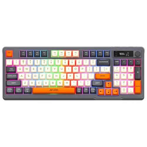 Image of Ant Esports MK801 V2 Pro Wireless RGB Gaming Keyboard (94 Keys)