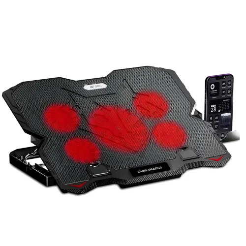 Image of Ant Esports NC190 Laptop Cooling Pad, 5 Fans