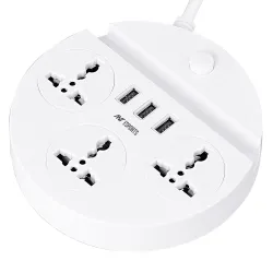 Ant Esports PS330 Power Strips with 3 Universal Socket