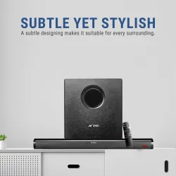 Ant Esports SBW80 Pro 80W Soundbar + Subwoofer (BT 5.1, AUX, USB, FM) 