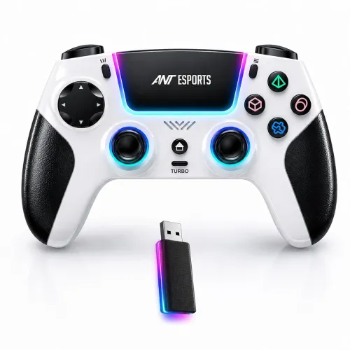 Image of Ant Esports SUPRENOVA RGB 3-Mode Wireless Gaming Controller,1000Hz HallSense