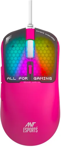 Image of Ant Esports Virtus 100 Wired Ergonomic Optical Gaming Mouse RGB lights