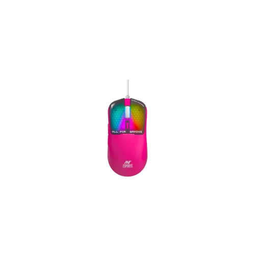 Image of Ant Esports Virtus100 Wired RGB Gaming Mouse (Pink)