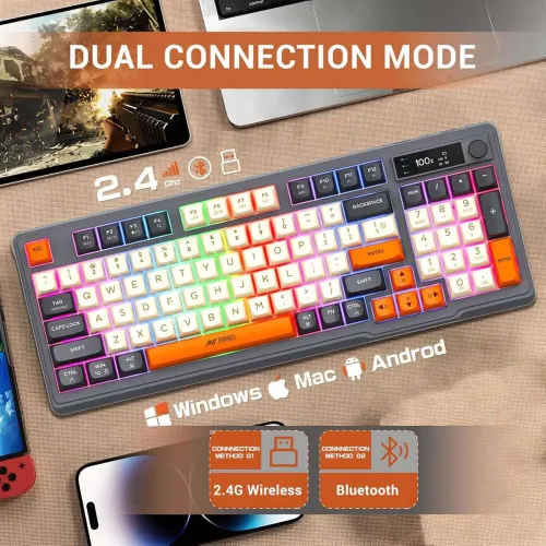 Image of Ant Esports Wireless Standard Gaming Keyboard 