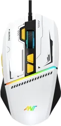 Ant Ghost50 Wired Gaming Mouse (White)