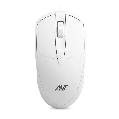 Image of Ant Globe 10 Wired Optical Mouse with 1200 DPI USB Connectivity Lightweight Design,