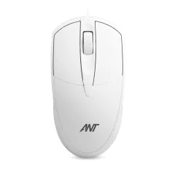 Ant Globe 10 Wired Optical Mouse (White)