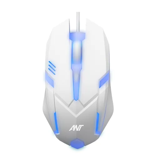Image of Ant GM46 Wired Optical Gaming Mouse | 2400 DPI Sensor | 4 Durable Buttons | Multicolour Backlight | 1.5M Cable |