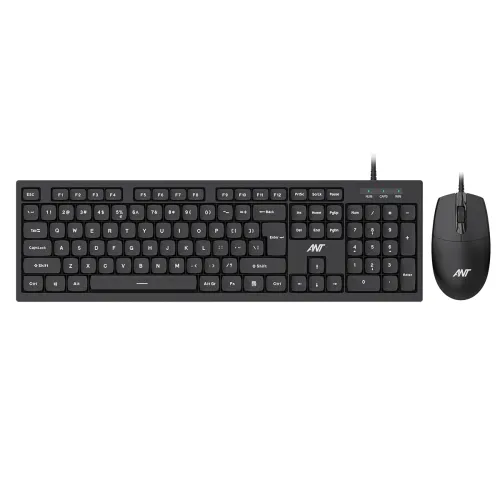 Image of Ant MASTER10 Full Size Wired Keyboard and Mouse Combo