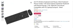 Ant PC Wireless Keyboard and Mouse