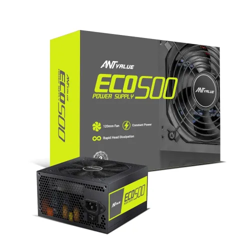 Image of Ant Value ECO500 Gaming Power Supply