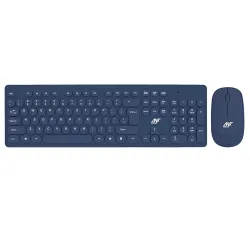 Ant Value FKBRI05 Wireless Keyboard Mouse Combo - 2.4Ghz Aesthetic Quiet Keyboard and Mouse Wireless - 110 Keys Full Siz