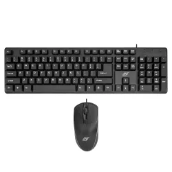 Ant Value FKBRI02 Wired Keyboard Mouse Combo – Black