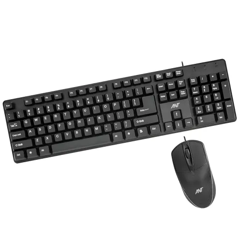 Image of Ant Wired Full-Size Keyboard and Mouse Combo