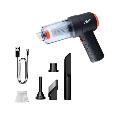Image of Ant 4-in-1 Wireless Handheld Vacuum Cleaner – 4000Pa Cordless Air Duster, Black