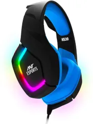 Ant Esports H530 RGB Wired Gaming Headset, Black & Blue