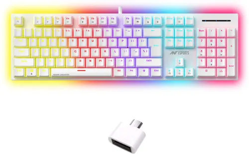 Image of Ant Esports MK3400 PRO V3 Wired USB Standard Mechanical Gaming Keyboard