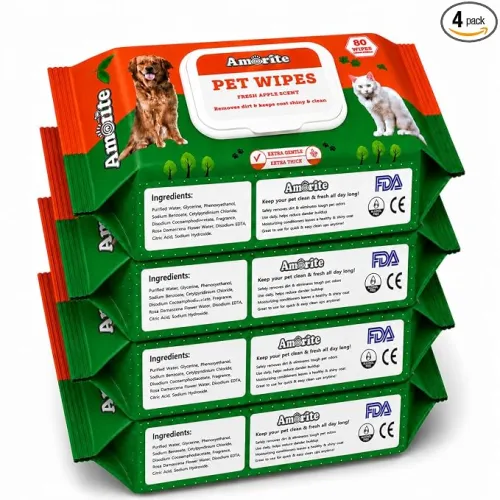 Image of Anti-Bacterial Pet Wipes, 320 Count * Pack of 4
