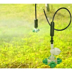 Anti-drip misting irrigation sprinkler nozzle kit