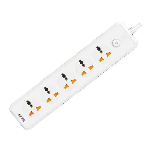 Image of Ant Plus AP_PS500 Power Strip with 5 Sockets (3m, 2500W, White)