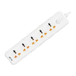 Ant Plus AP_PS500 Power Strip with 5 Sockets (3m, 2500W, White)