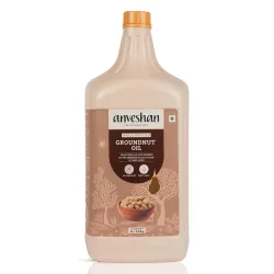 Anveshan Cold Pressed Groundnut Oil 5L | Natural & Chemical-Free