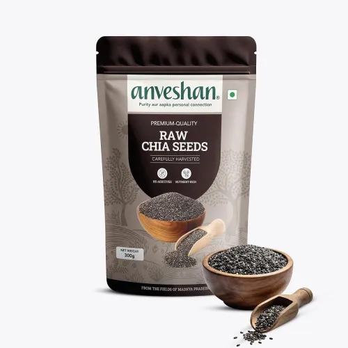 Image of Anveshan Empowering farmers with technology Anveshan Organic Chia Seed | Unroasted | USDA Certified | Weight Loss manage