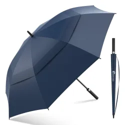 ANYCHO 60inch Double Layer Big Umbrella for Men