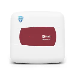 AO Smith Geyser 6 Litre 5 Star Rating (BEE) | Powerful 2KW Heating | Storage Water Heater With 2X Corrosion Resistant Blue Diamond Glass Tank | Warranty: 5 Yr Tank, 2 Yr Comprehensive | HSE-...