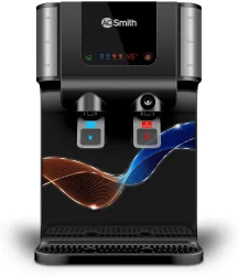 AO Smith Z9 Pro (Black) 10 L RO + Minerals Water Purifier | Hot + Normal Water| Baby-Safe Water with 8 Stage Purification| One Touch Dispensing| Wall Mount + Table Top Placement| Suitable fo...