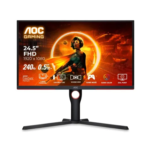 Image of AOC 25G3ZM/BK 24.5 Gaming Monitor
