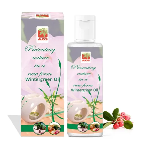 Image of AOS Winter Green Oil | Gaultheria Procumbens | Winter Green Essential Oil For Massage | 100% Pure Natural | Steam Distil