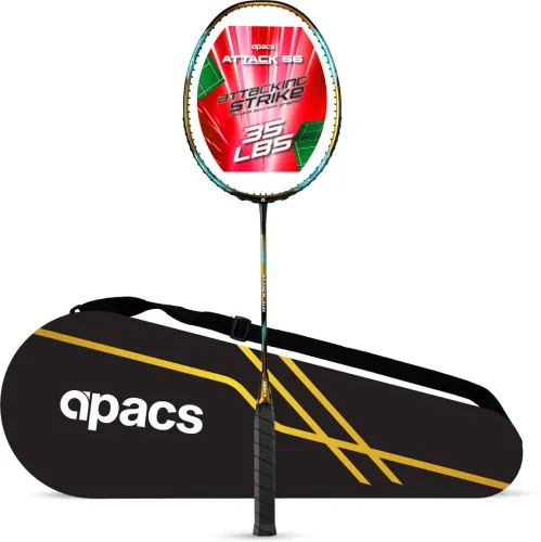 Image of apacs ATTACK 66 Badminton Racquet, 82g.