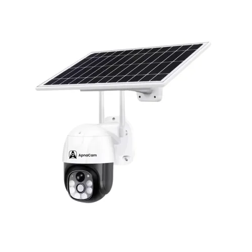Image of ApnaCam 4G SIM 5MP Solar Powered CCTV Outdoor Security Camera