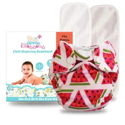 Apple Blossoms Reusable Cloth diaper