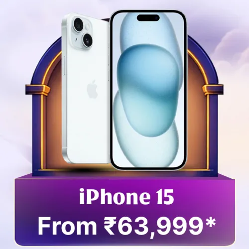 Image of Apple iphone 15 @ ₹63,999 on Flipkart’s Big Billion Days Sale 2026