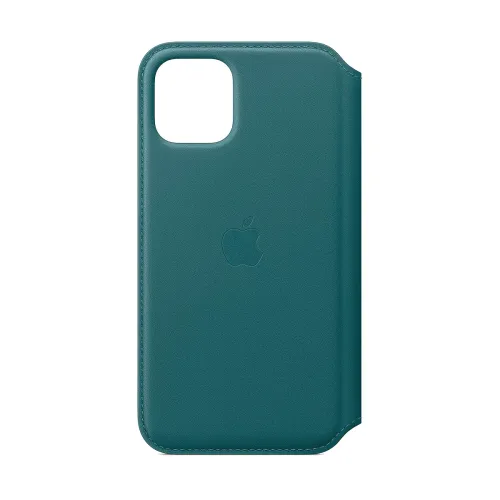 Image of Apple Leather Folio Case for iPhone 11 Pro - Peacock, Blue