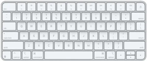 Image of Apple Magic Keyboard (USB-C) - US English MXCL3HN/A Wireless, Bluetooth Tablet Keyboard (Grey & White)
