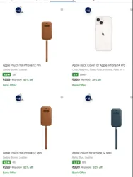 Apple Pouch for iPhone 12 at up to 92% Discount
