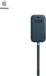 APPLE Pouch for iPhone 12 Pro Max (Baltic Blue, Leather)
