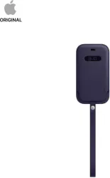 APPLE Pouch for iPhone 12 Pro Max (Deep Violet, Leather)
