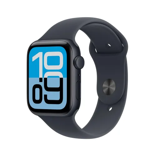 Image of Apple Watch SE 3 GPS 44mm Midnight Aluminium Case with Sport Band (S/M)