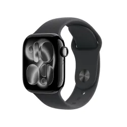 Apple Watch Series 11 GPS 42mm Jet Black Aluminium Case with Black Sport Band