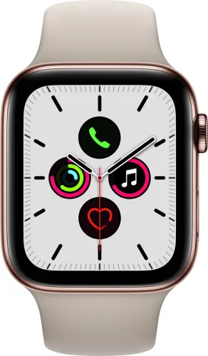 Image of Apple Watch Series 5 GPS Cellular Grey Strap, Regular