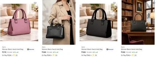 Image of Apro Handbags at minimum 80% Discount