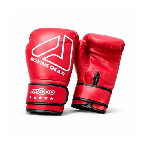 Image of APRODO Beginner Boxing Gloves 12oz Red/White