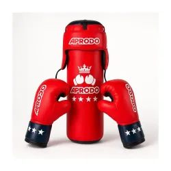 Aprodo Kids Boxing Kit Set Pack of 4 | Punching Bag for Karate & Martial Arts