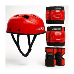 Aprodo Kids Sports Protective Gear Set | from Beginner to Advanced | for Ages 3-5-8-14 Boys & Girls | Includes Knee & El